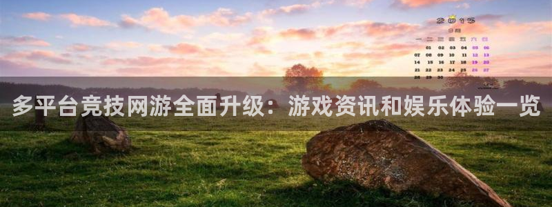 高德娱乐的意思：多平台竞技网游全面升级：游戏资讯和娱乐体验一