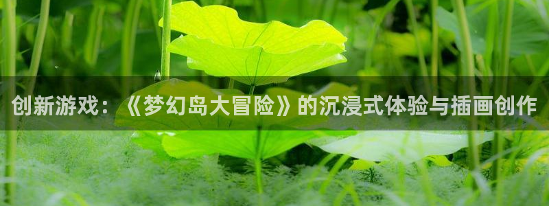 高德娱乐网页登录入口官网：创新游戏：《梦幻岛大冒险》的沉浸式