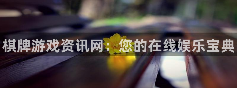 高德娱乐代理登陆：棋牌游戏资讯网：您的在线娱乐宝典